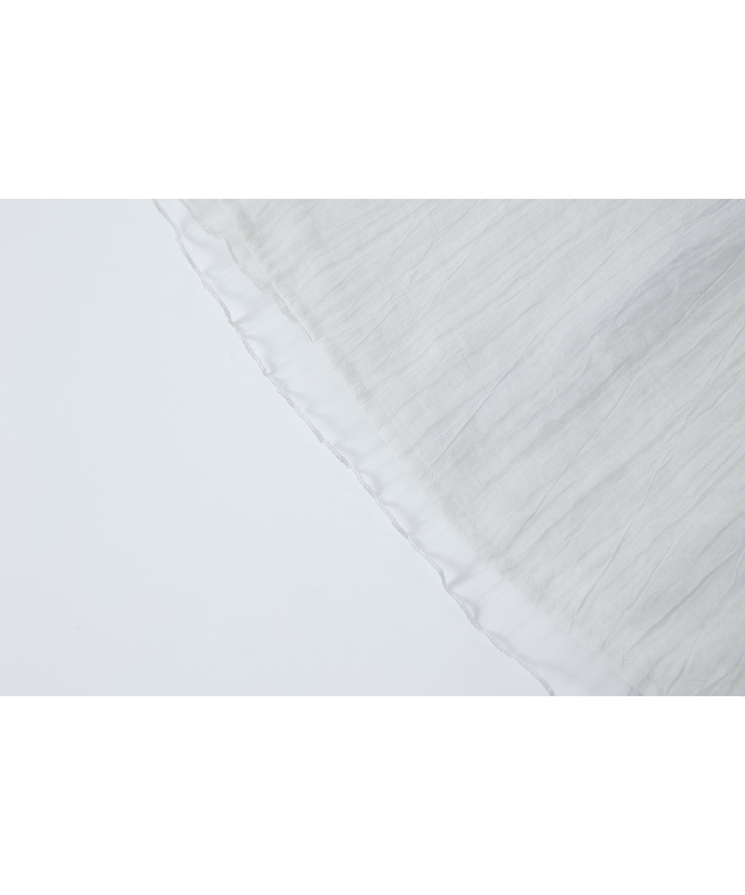 「7月中旬~下旬出荷」Sheer Pleated Back Tie Camisole Top