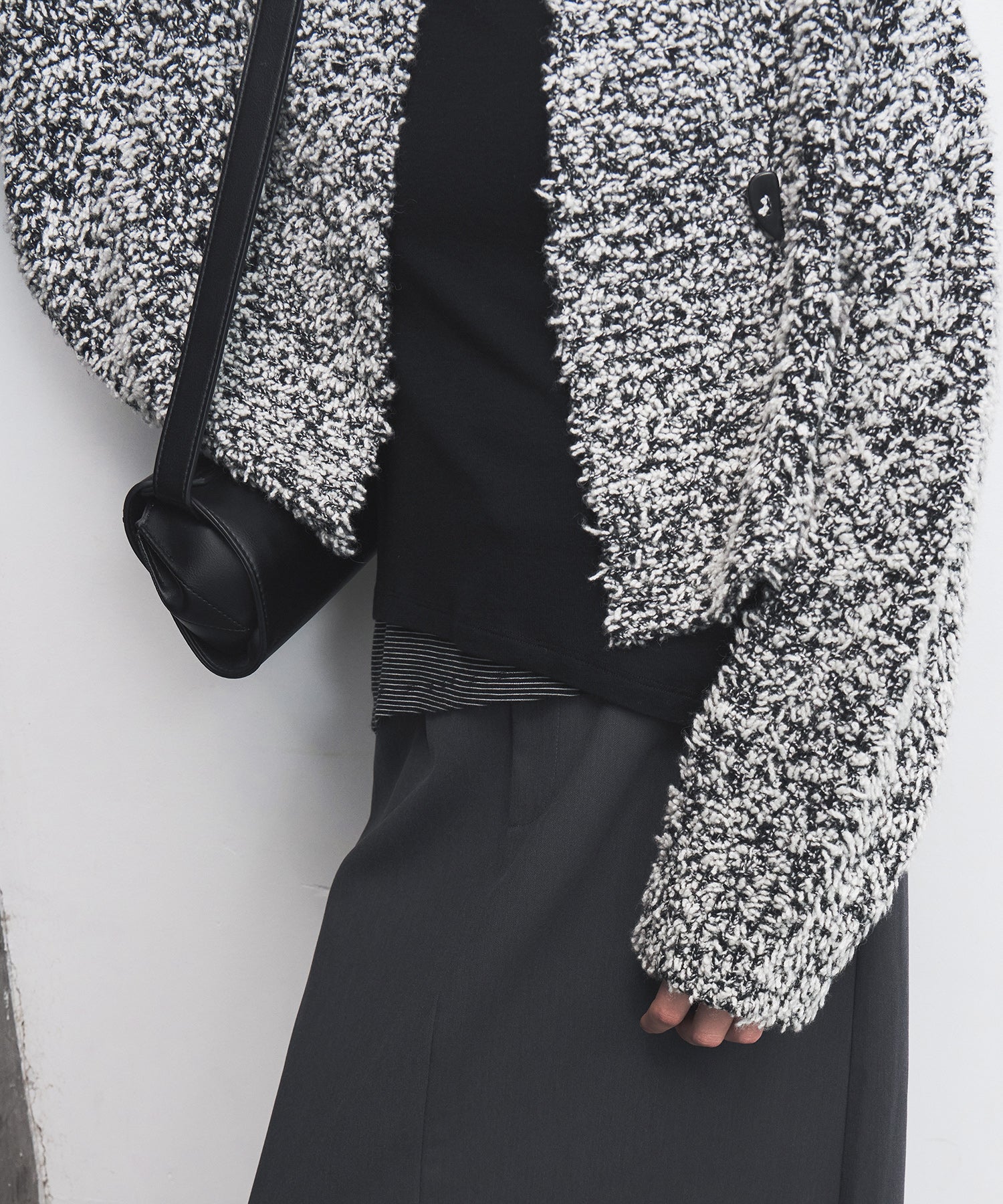 Fluffy Knit Relaxed Cardigan