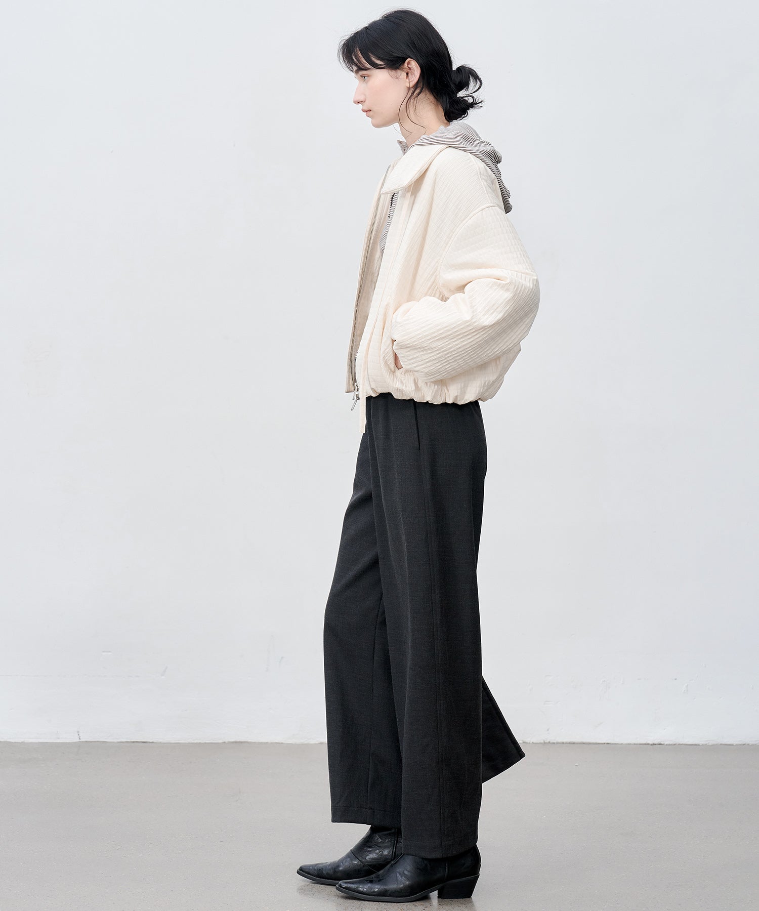 Ribbon Balloon Quilted Jacket