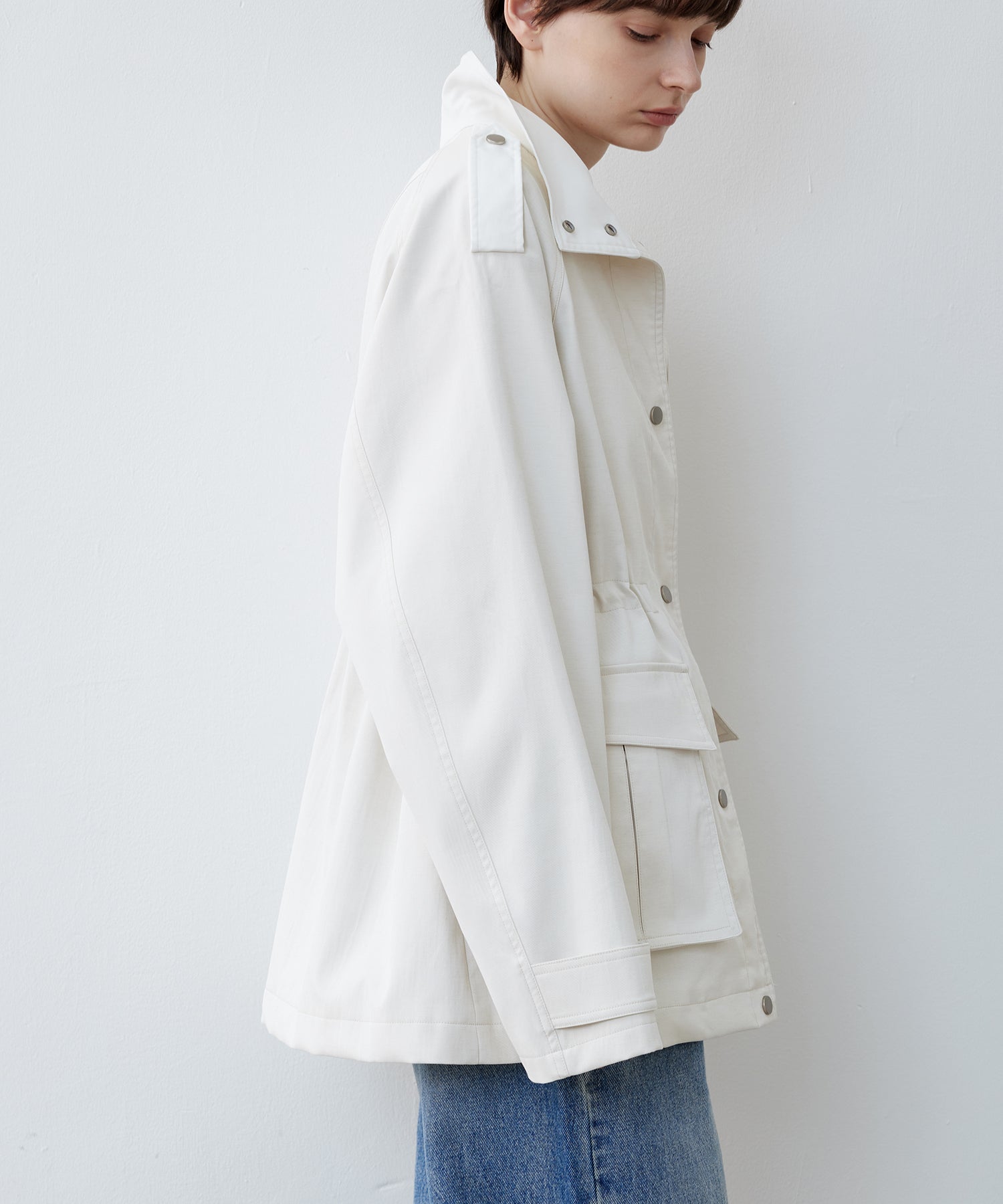 Stand Collar Utility Jacket
