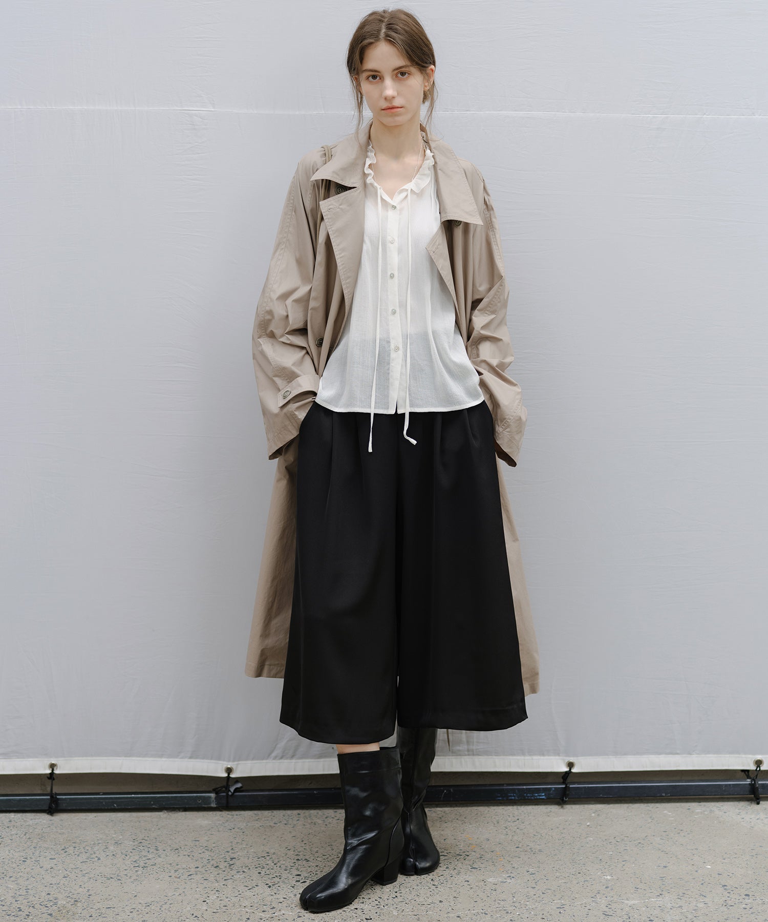 "Shipping late February to early March" Oversized Belted Long Trench Coat
