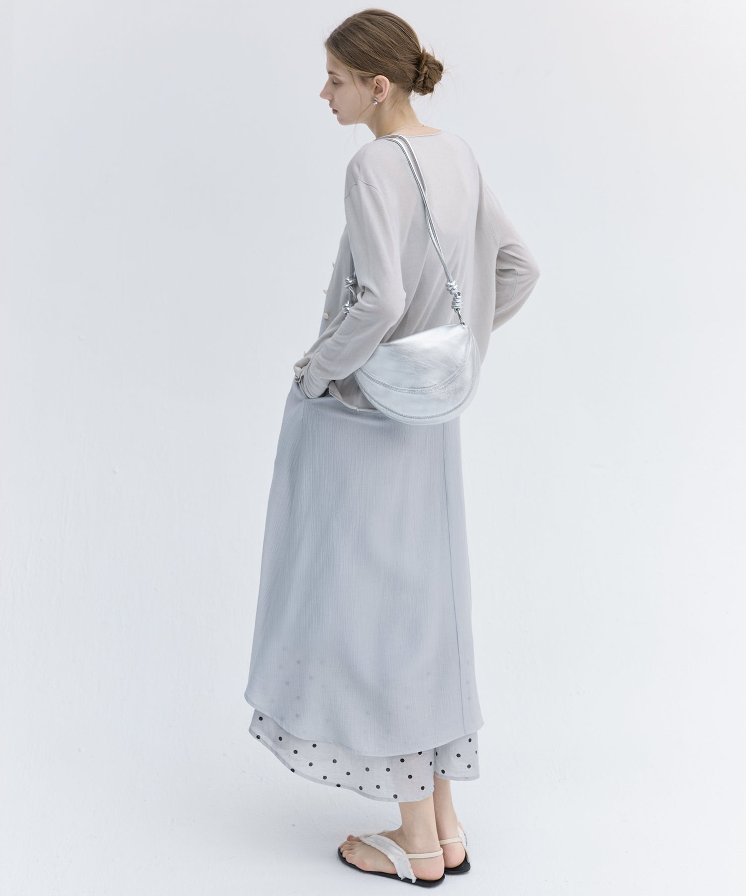 Layered Sheer Cami Long Dress