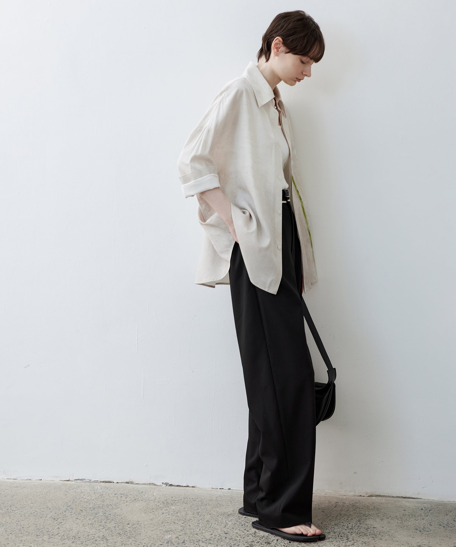 Floral Print Oversized Shirt