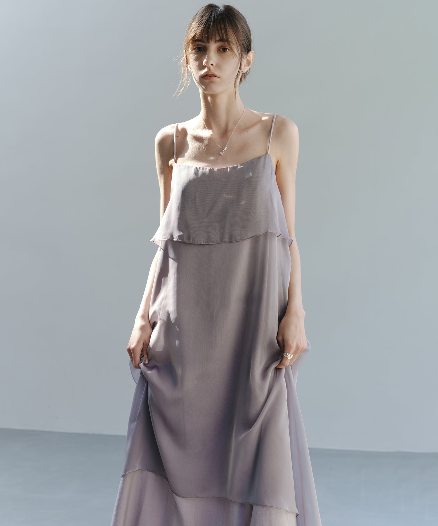 「7月上旬~中旬出荷」Layered Camisole Dress