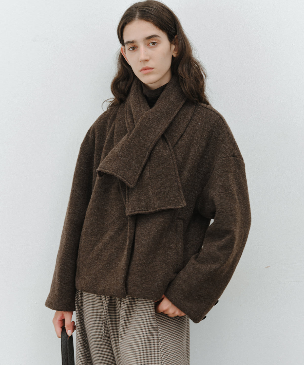 「10月下旬出荷予定」Oversized Cape Short Coat