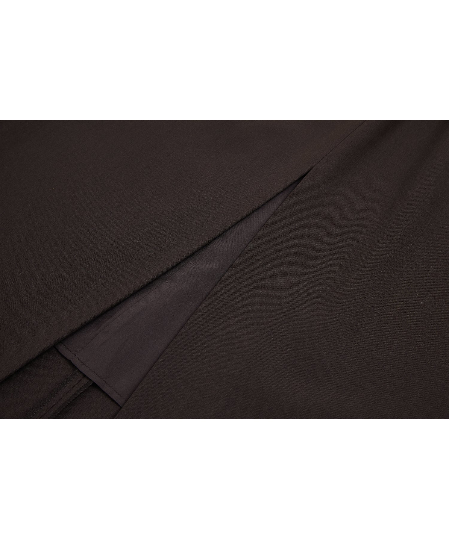 Back-slit maxi skirt