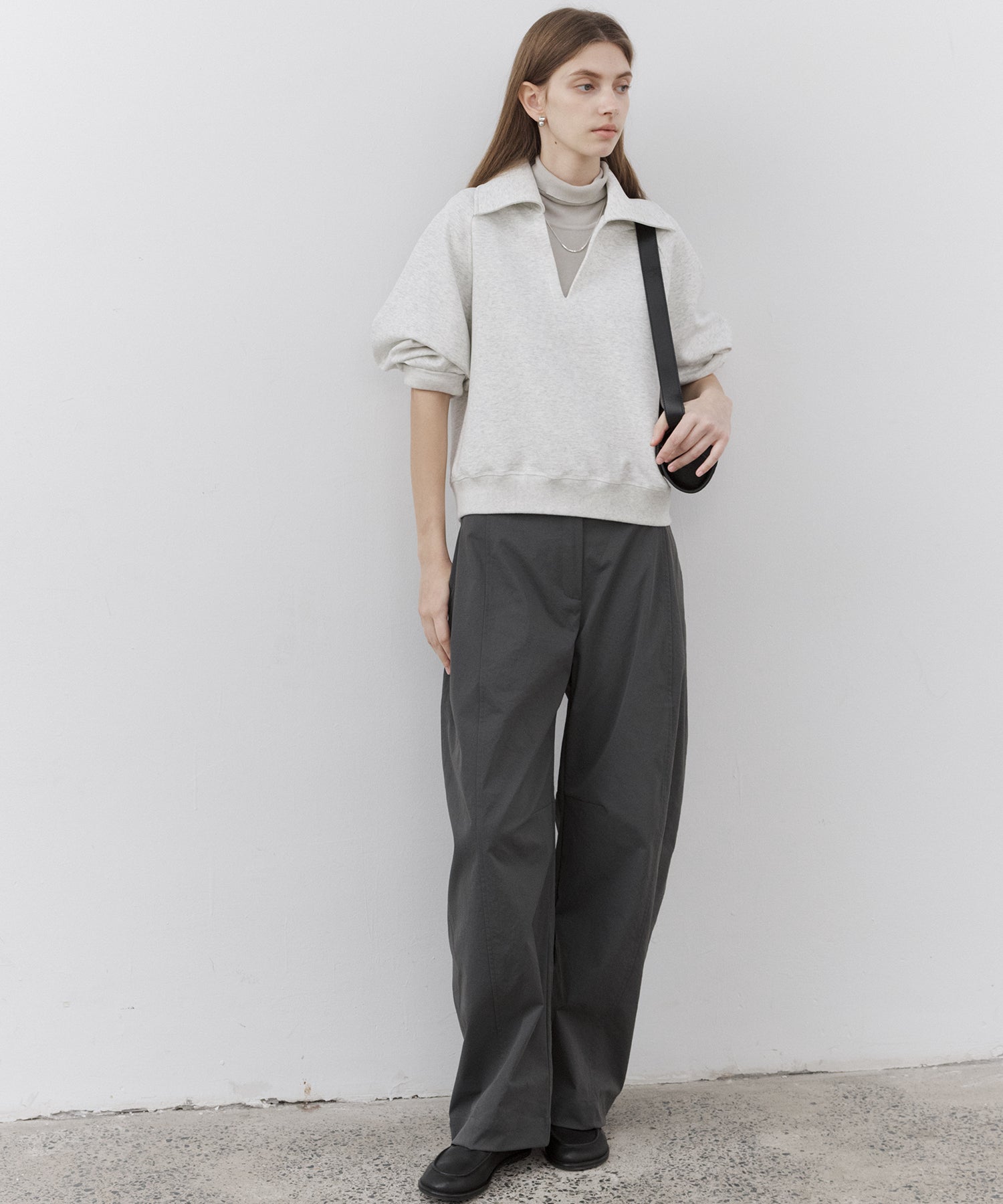 Polo Collar Skipper Sweatshirt