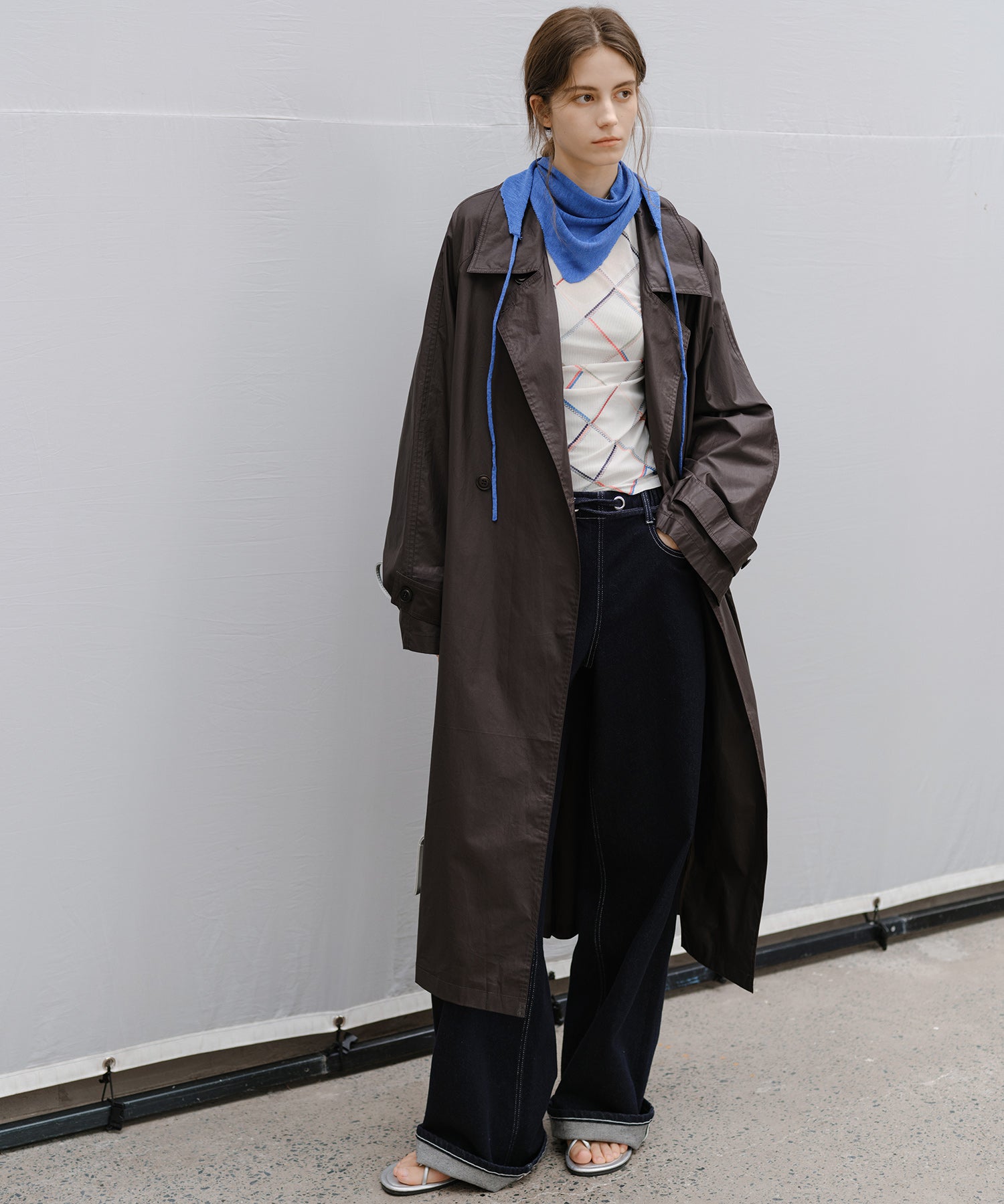 "Shipping from late February to early March" Abstract Print Sheer Mesh Top