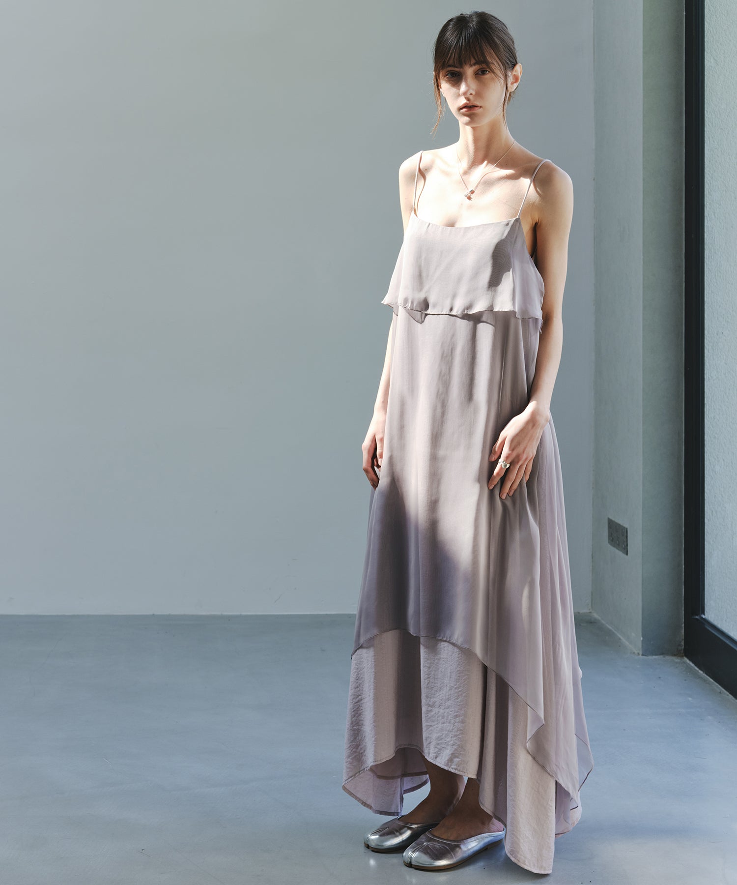 「7月上旬~中旬出荷」Layered Camisole Dress