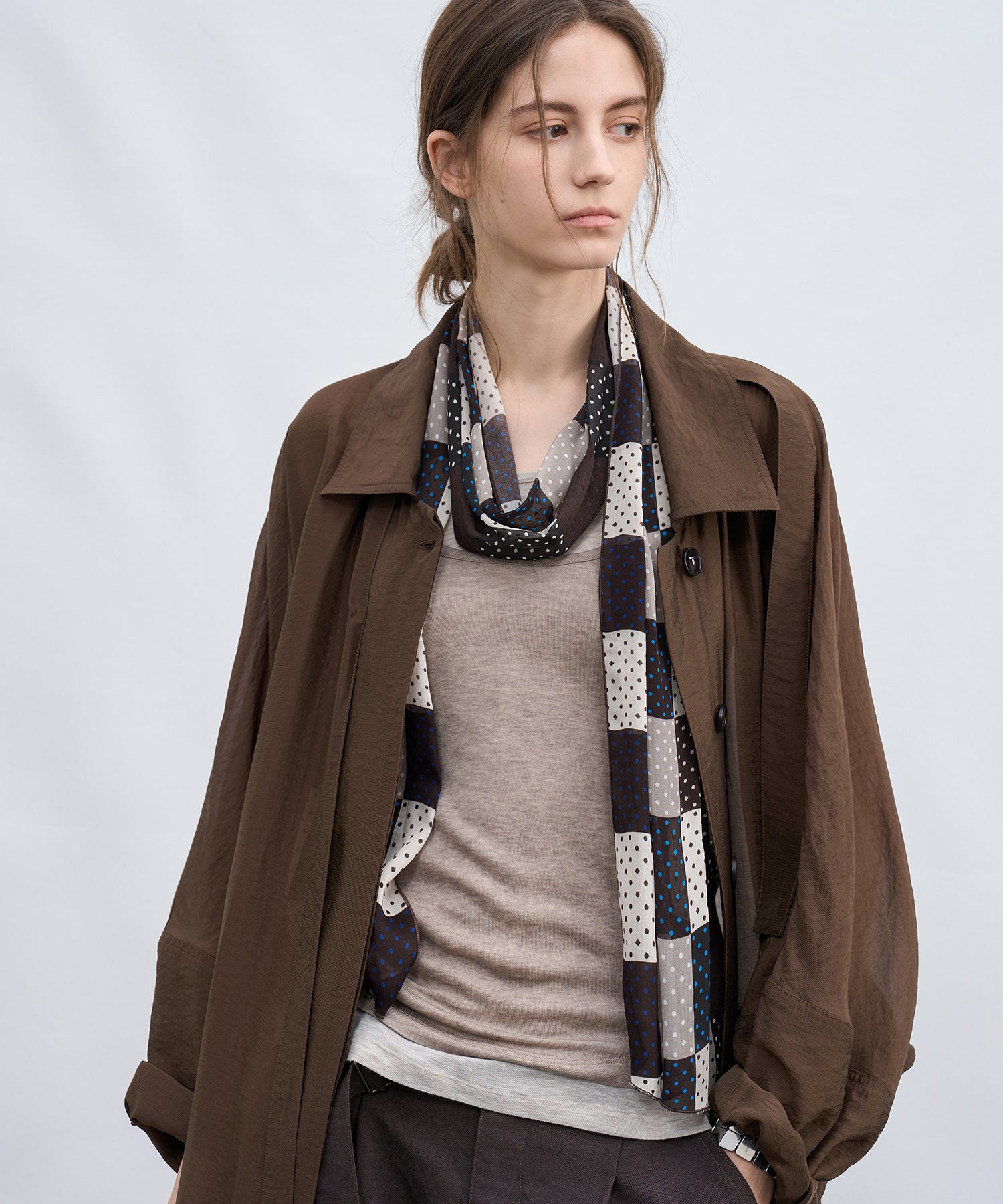 Printed Long Scarf