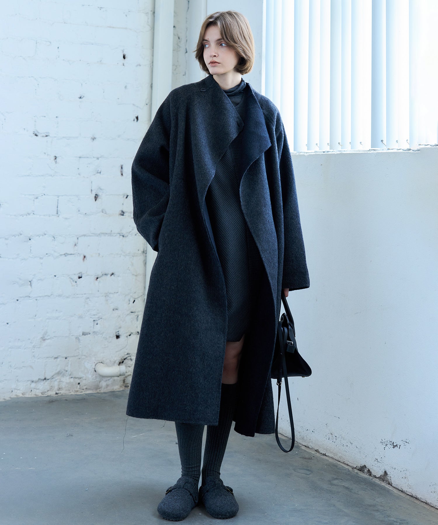 Jacquard Check Straight Jumper Dress