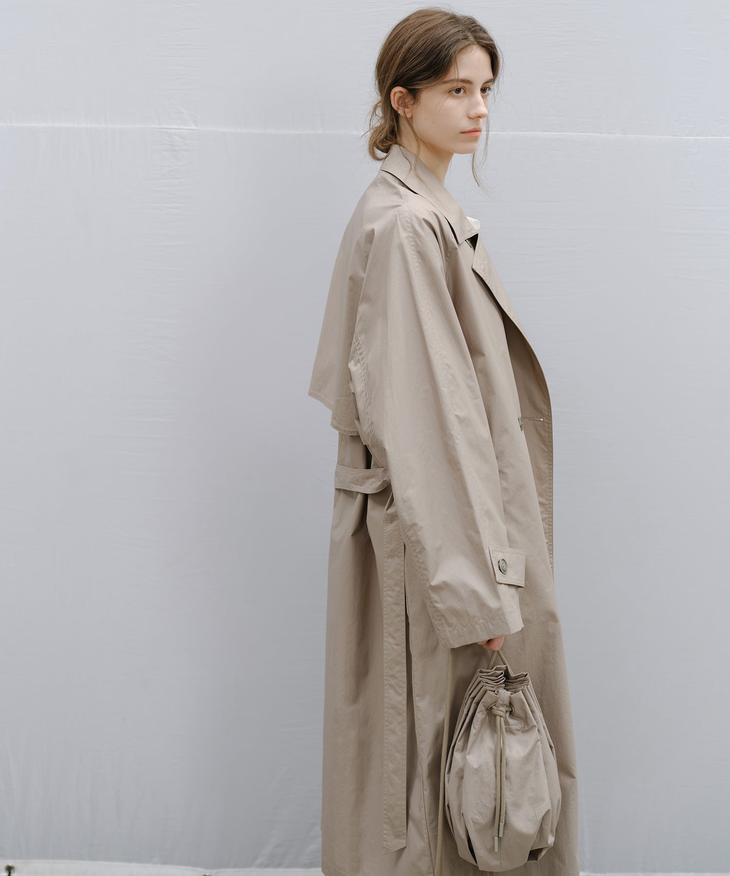 "Shipping late February to early March" Oversized Belted Long Trench Coat