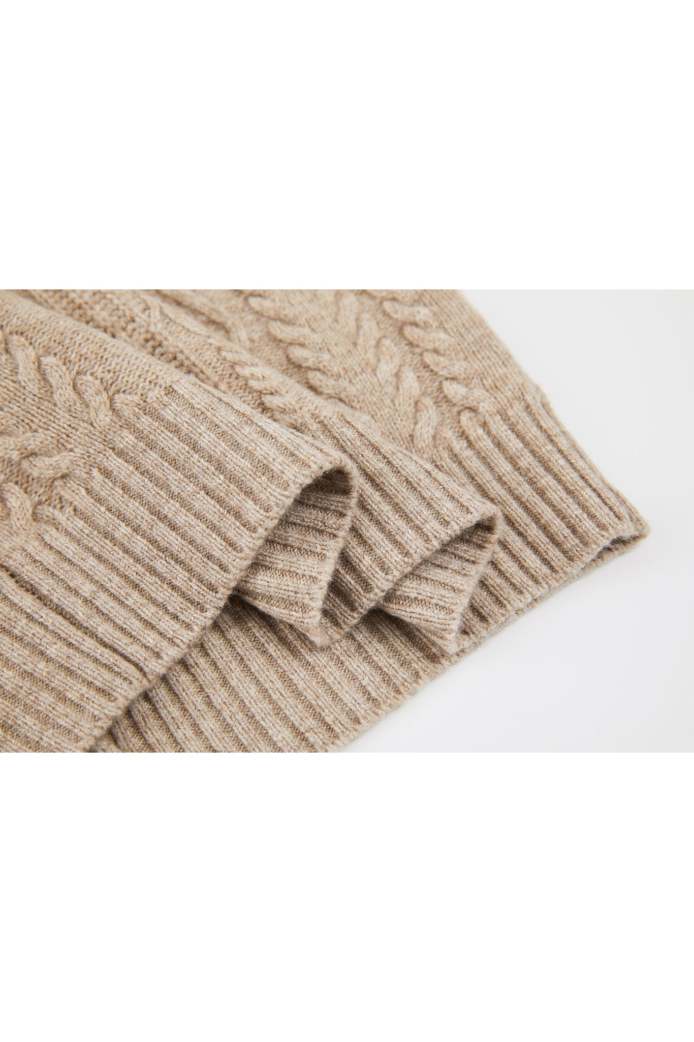 Wool Cable-Knit Vest
