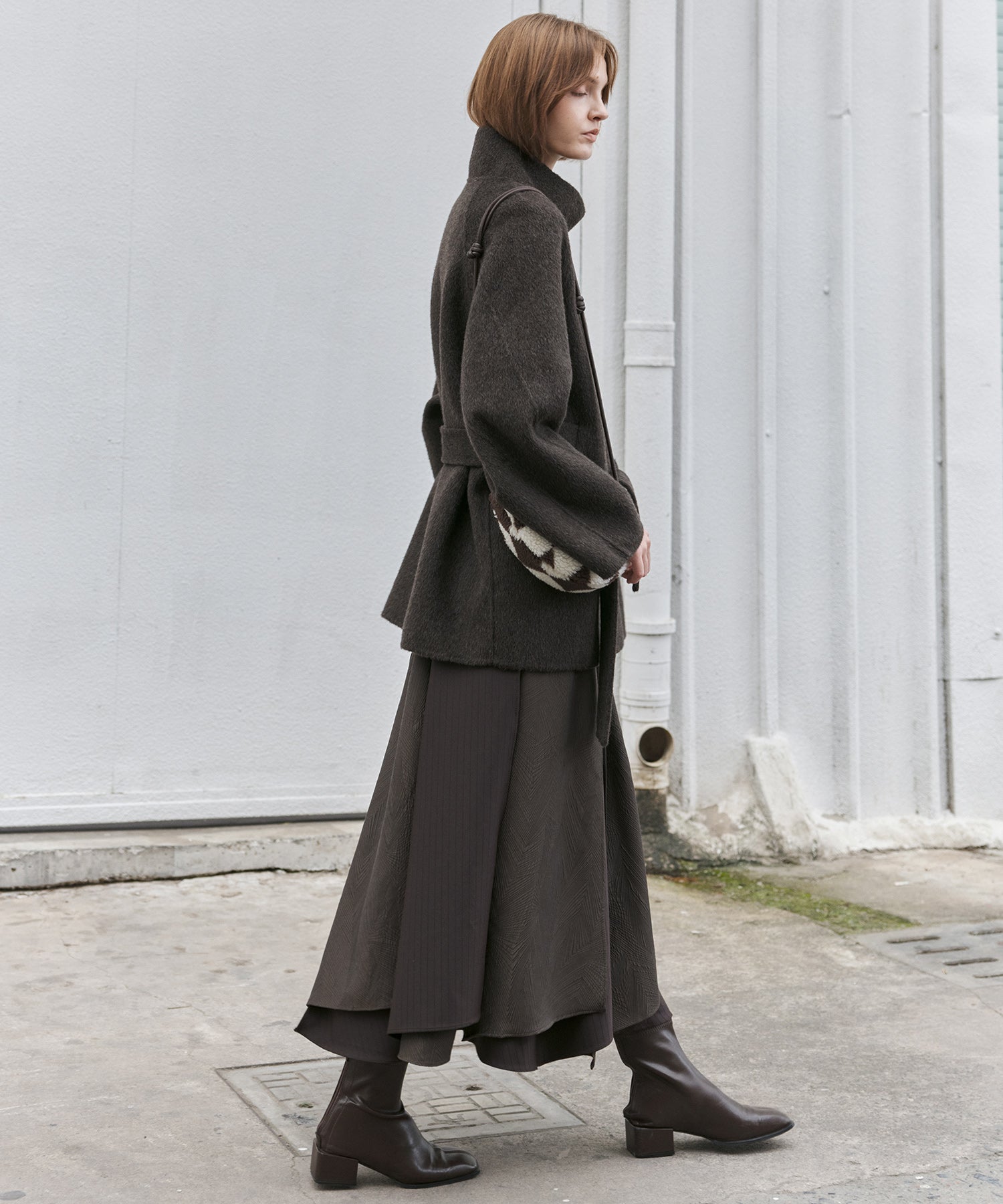 Deconstructed Multi-Panel A-Line Skirt