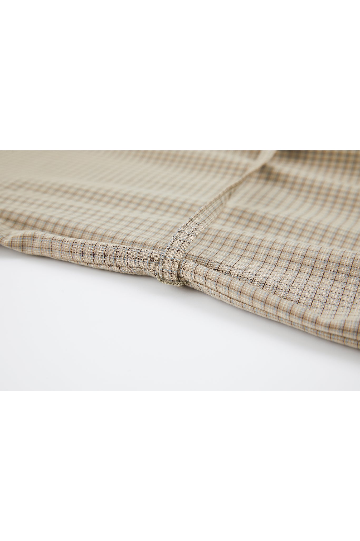 Plaid Asymmetric Shirt