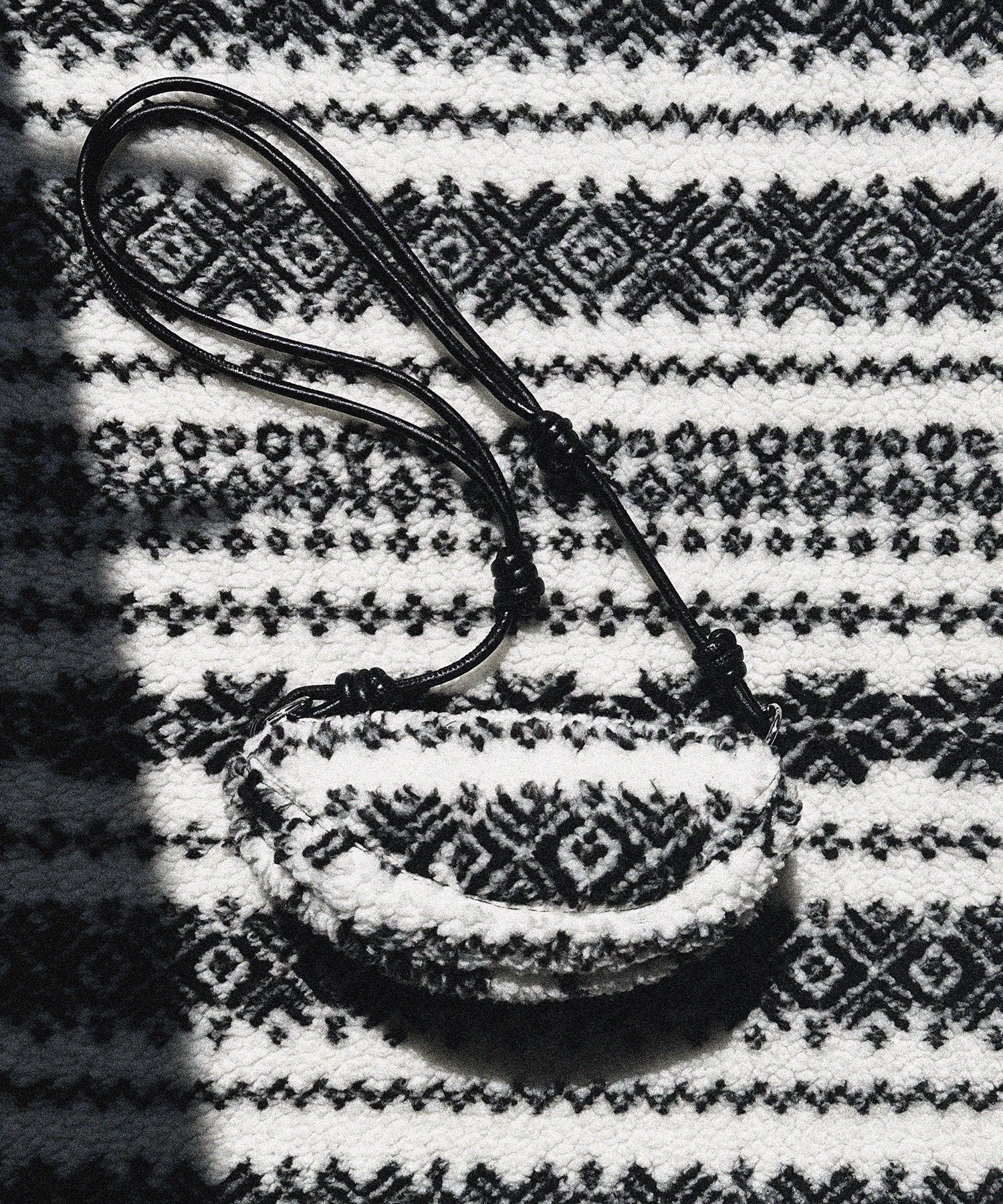 Colorblock Textured Shoulder Bag