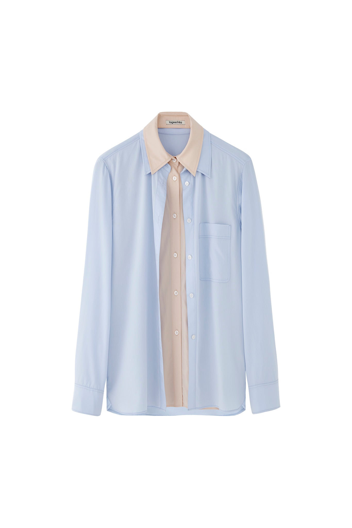 Bicolor Layered Shirt
