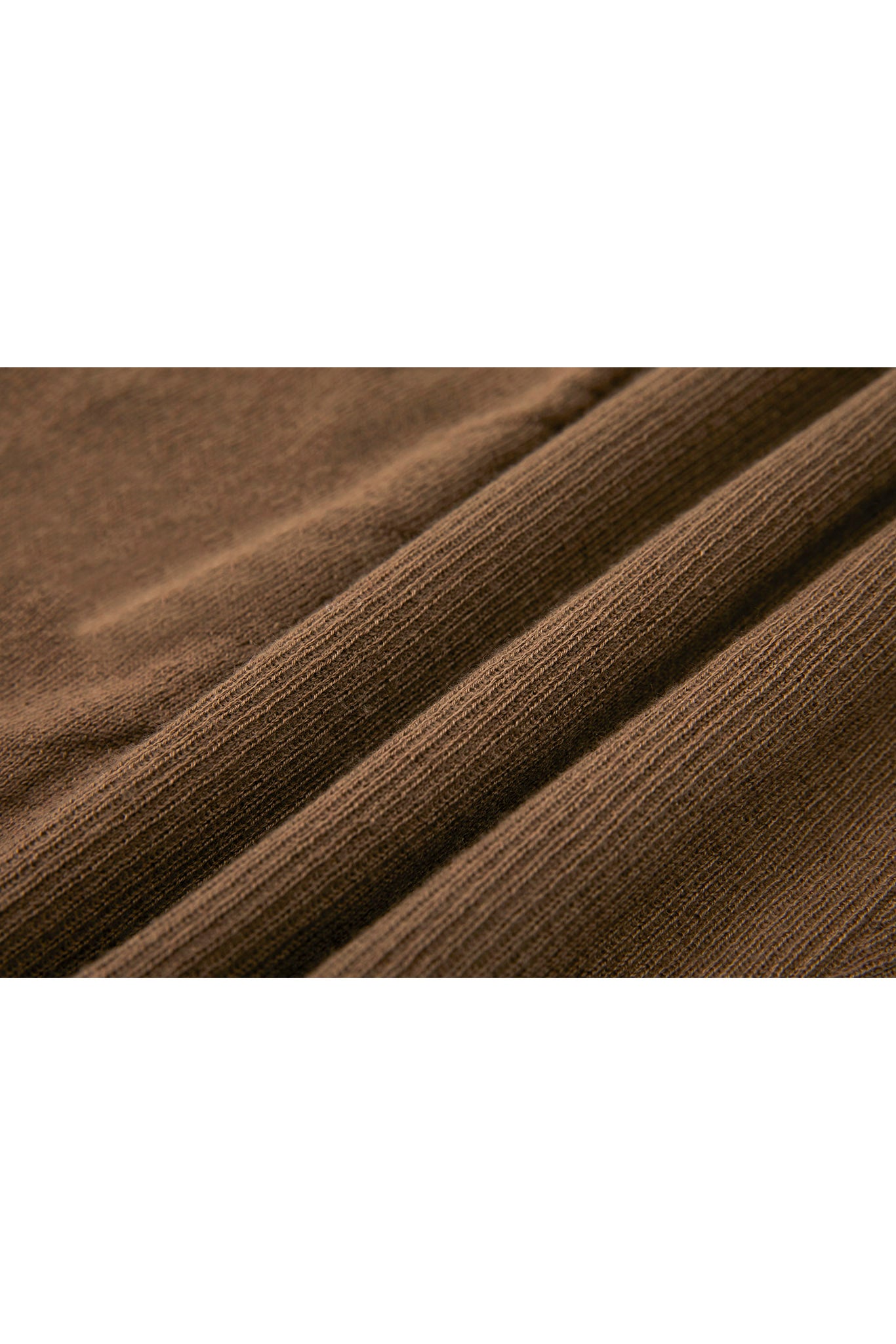 Bicolor High Neck Wool Knit Top