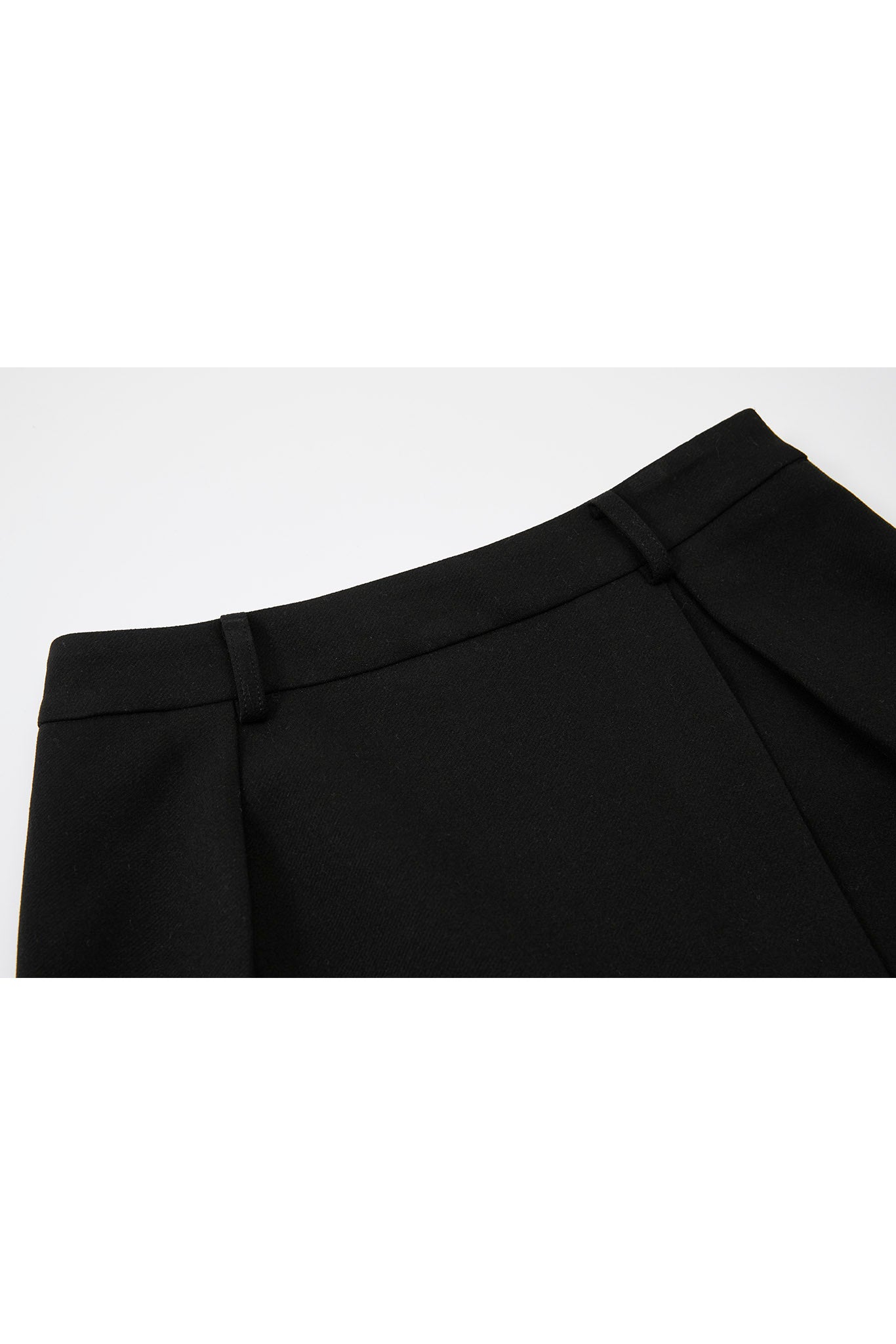 Wrap-Style Back Slit Skirt