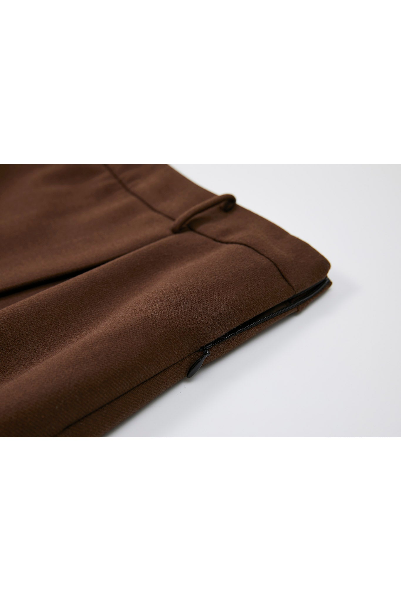 Wrap-Style Back Slit Skirt