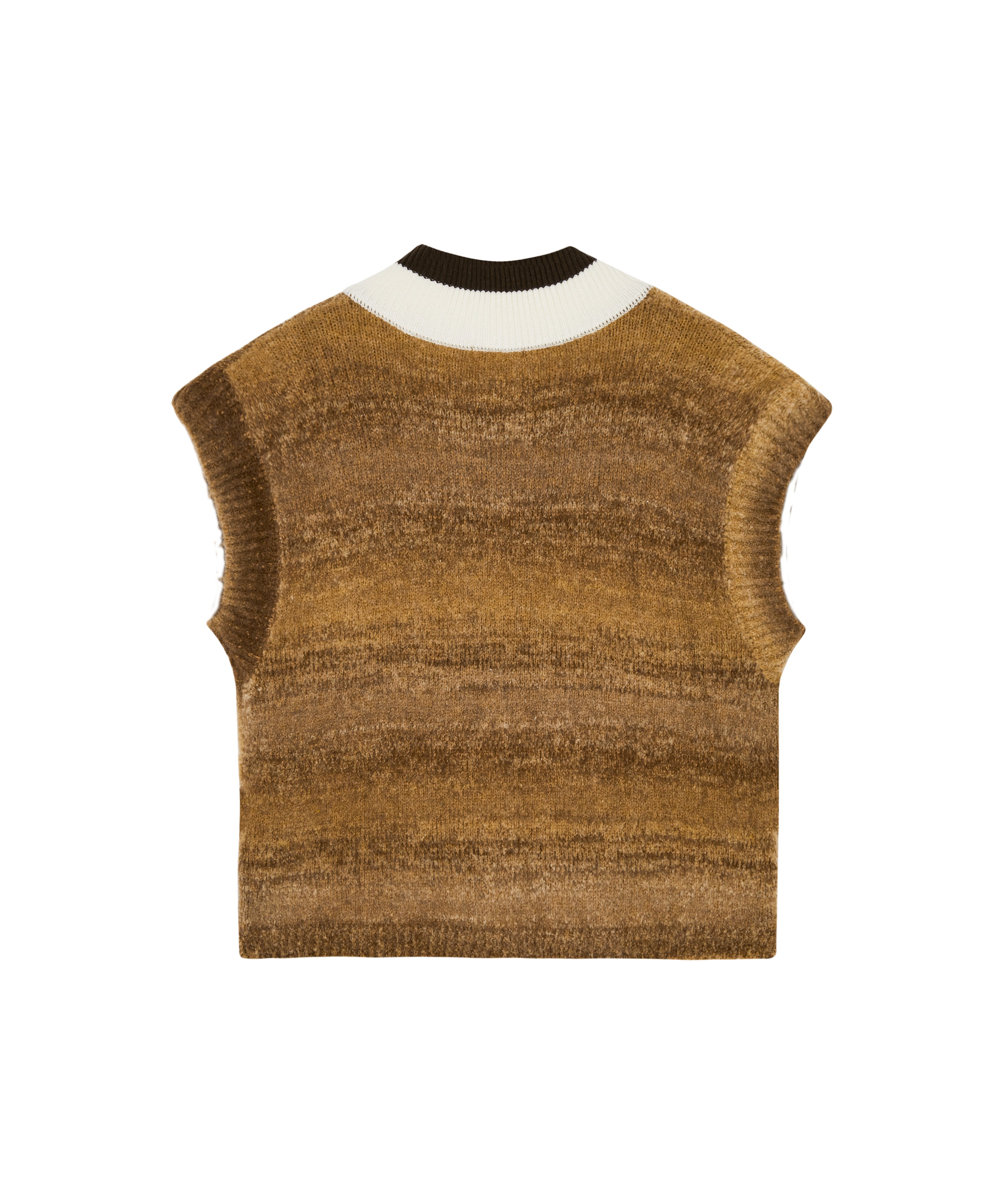 V-Shape Gradient Knit Tank Top