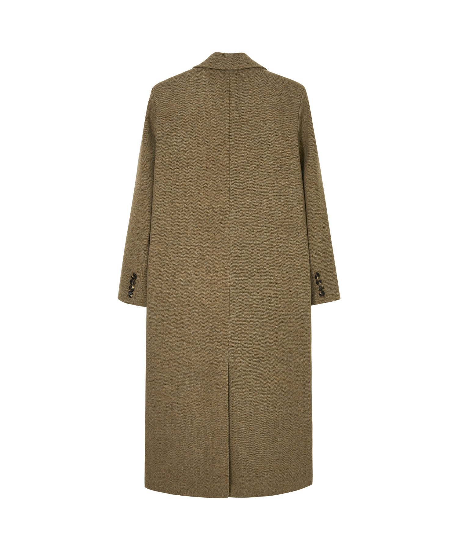 Deconstructed Peak Lapel Two-Button Coat