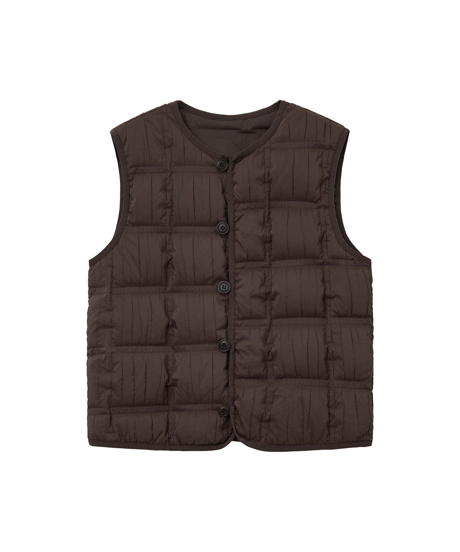 Lightweight Crinkled Down Vest