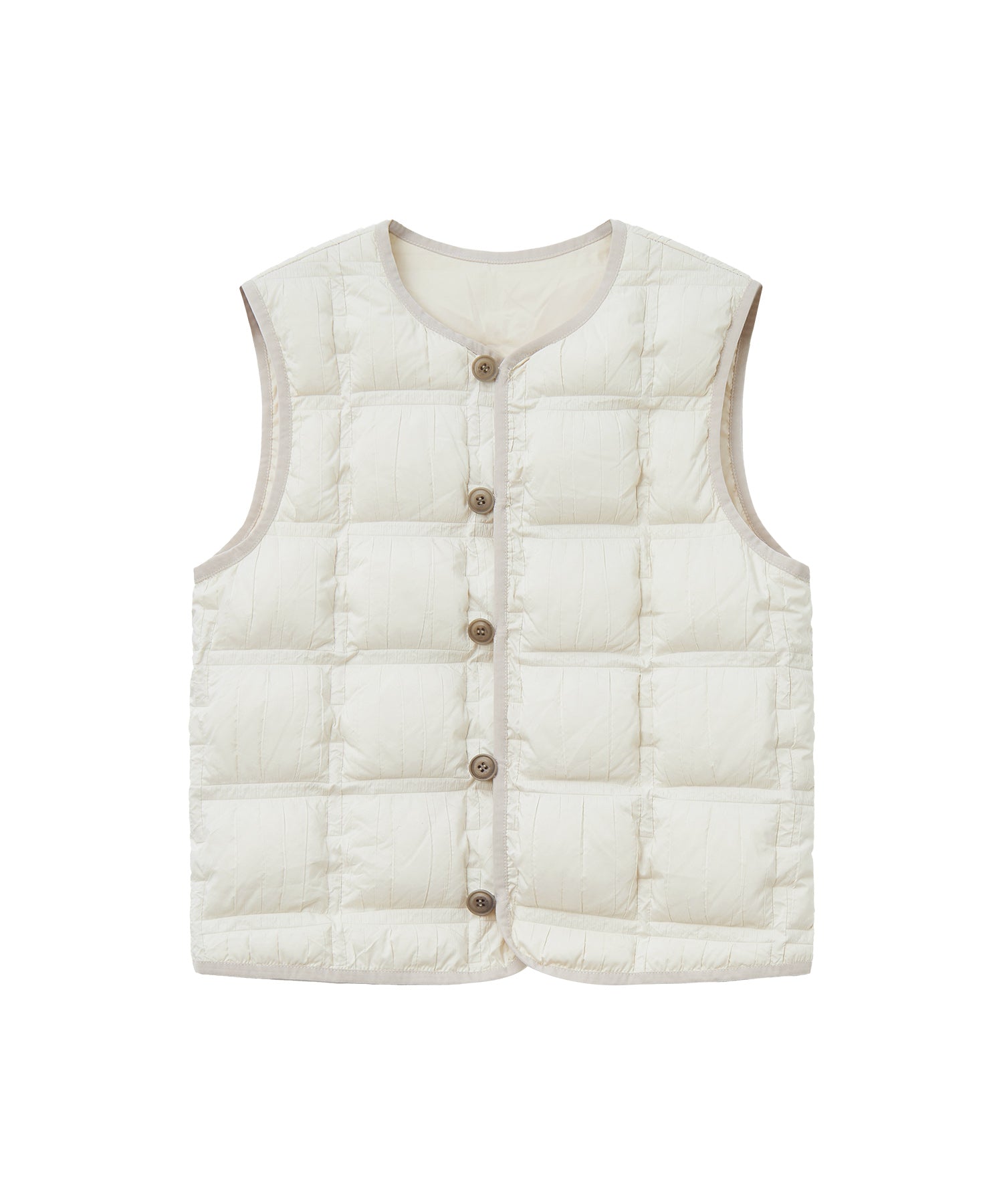 Lightweight Crinkled Down Vest