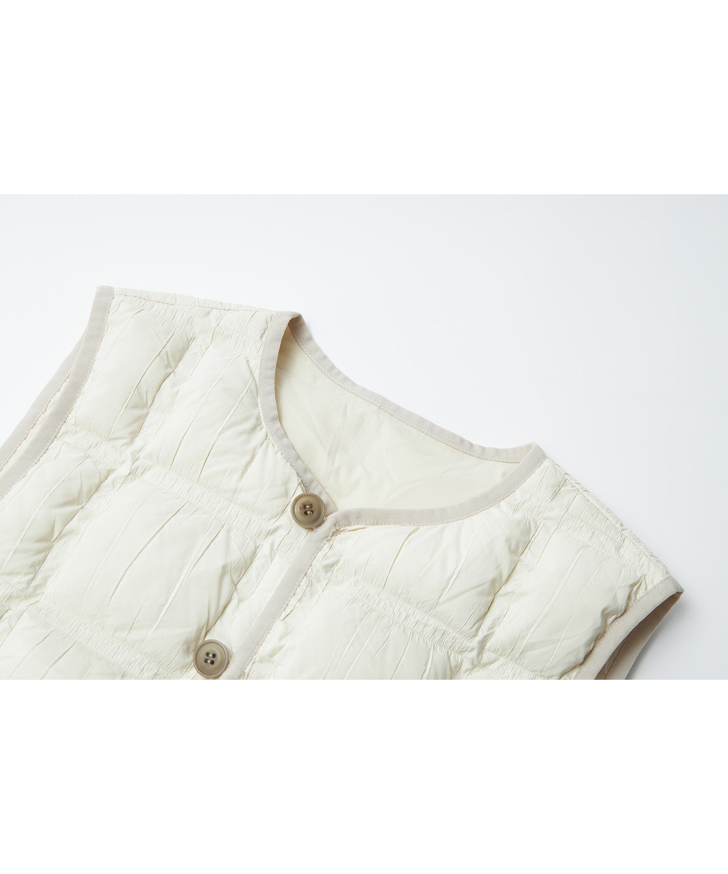 Lightweight Crinkled Down Vest