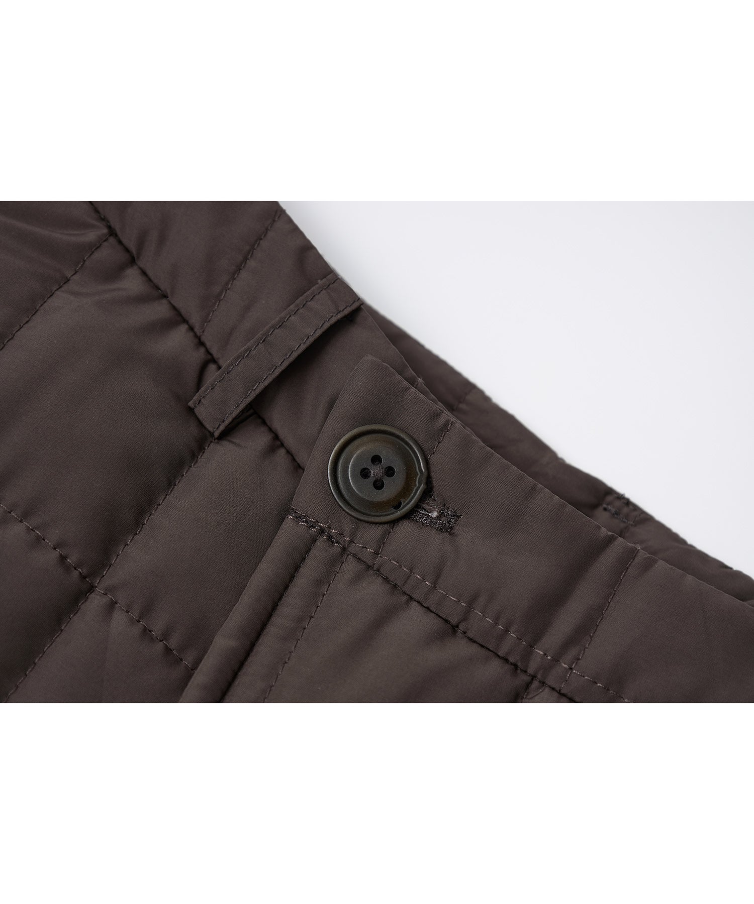 Quilted Overlap Long Skirt Straight Silhouette Padded Warm Winter Skirt