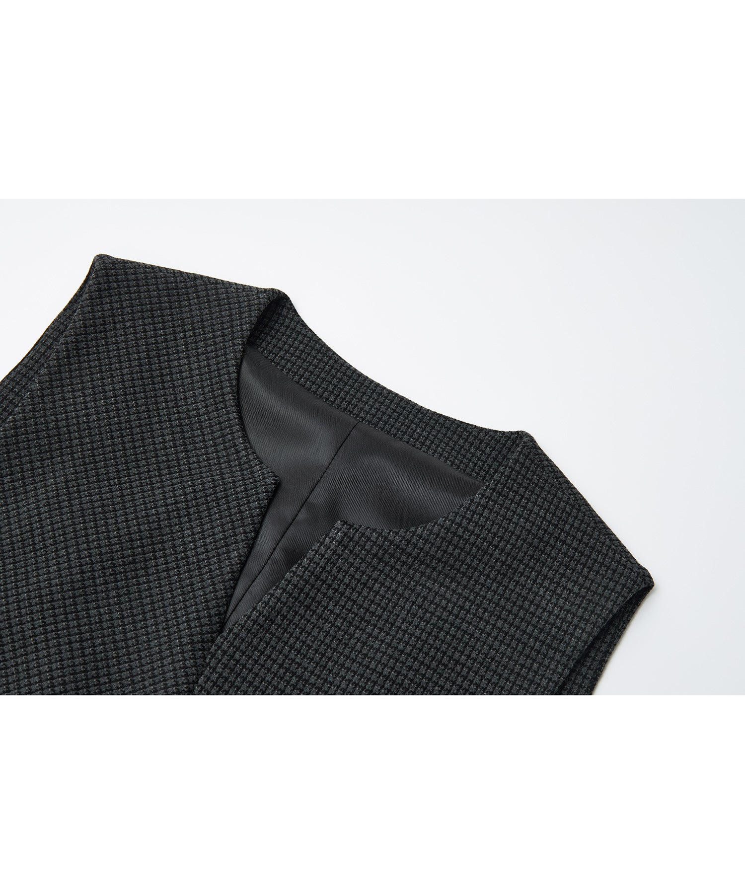 Jacquard Check Straight Jumper Dress