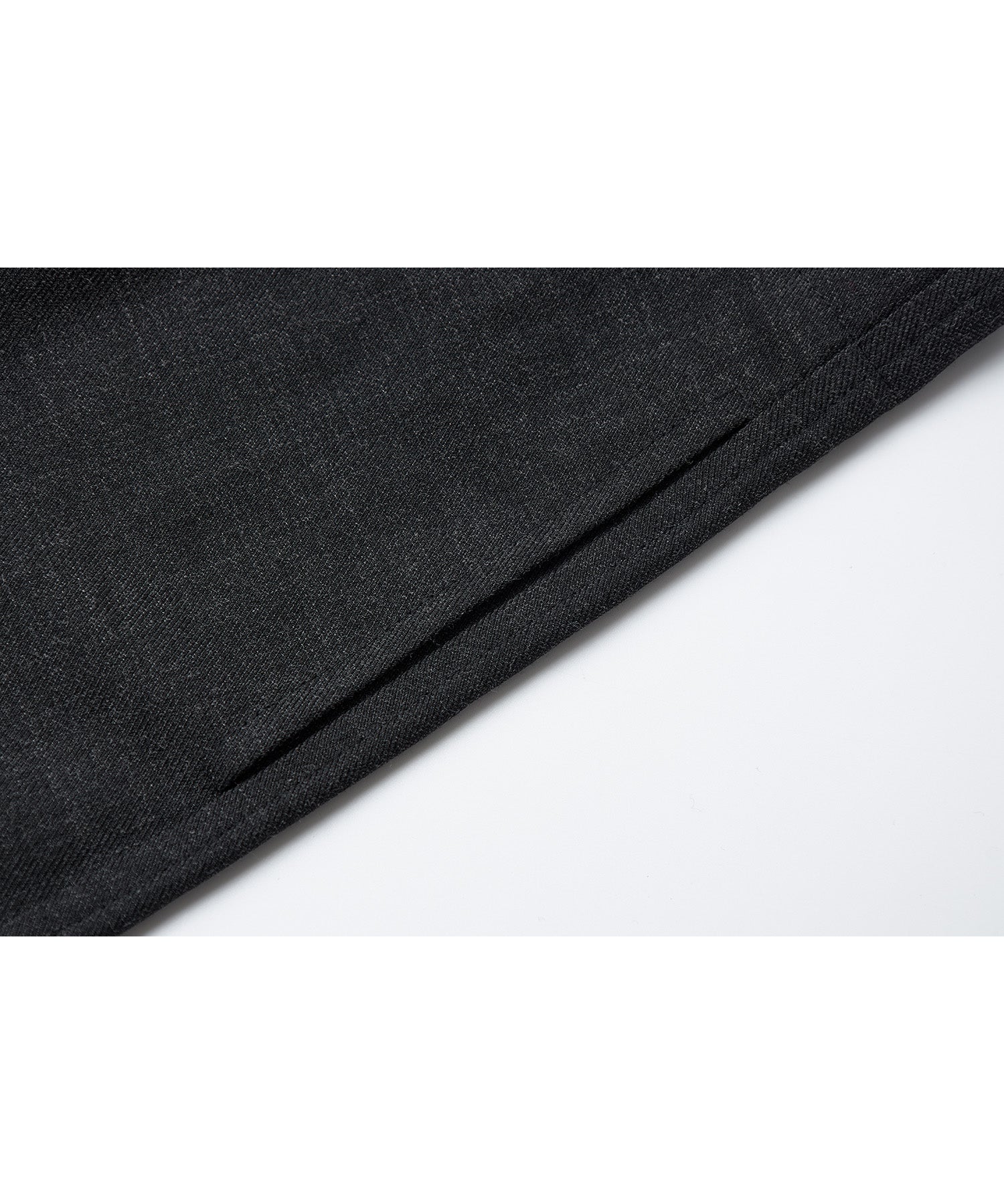 Thick Fabric Cropped Wide-Leg Pants