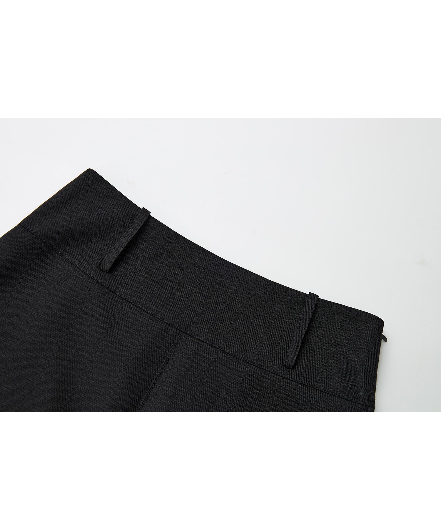 2-Way Pleated Suit Midi Skirt – High Waist A-Line Fit