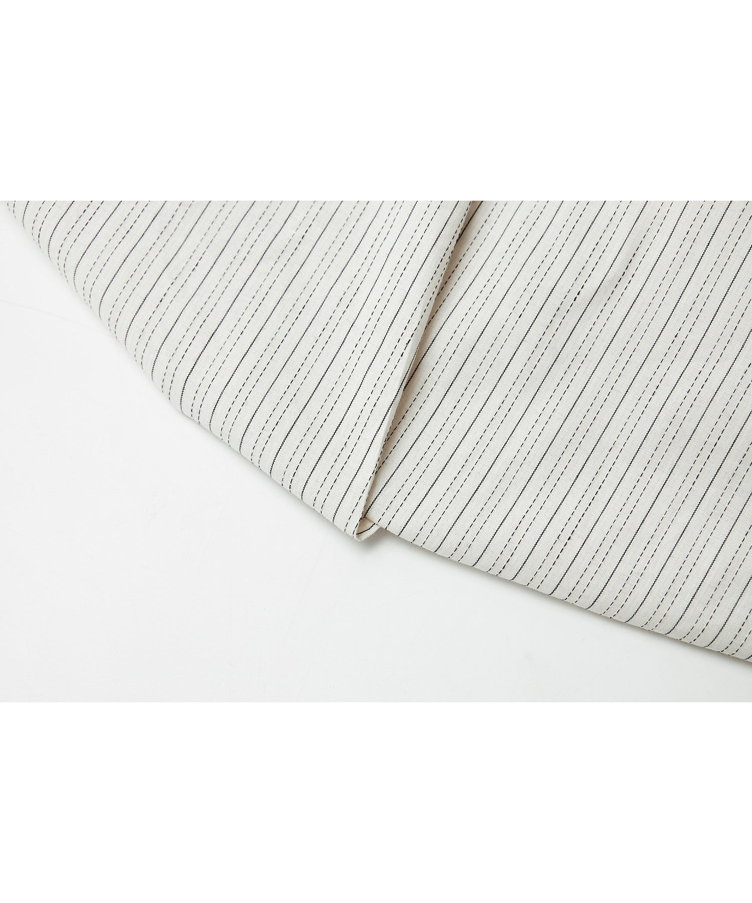 Twist-Detail Striped Balloon Skirt