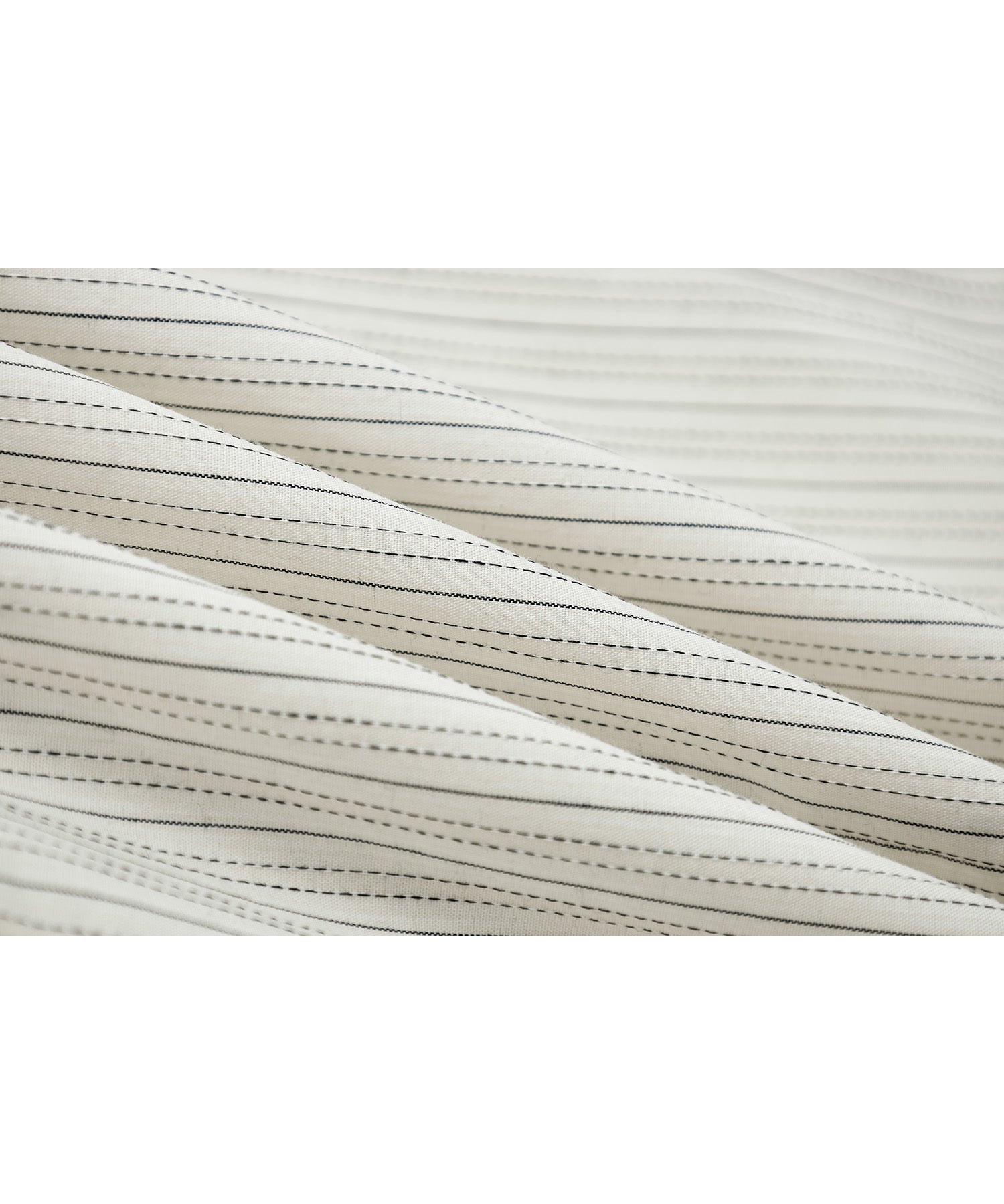 Twist-Detail Striped Balloon Skirt