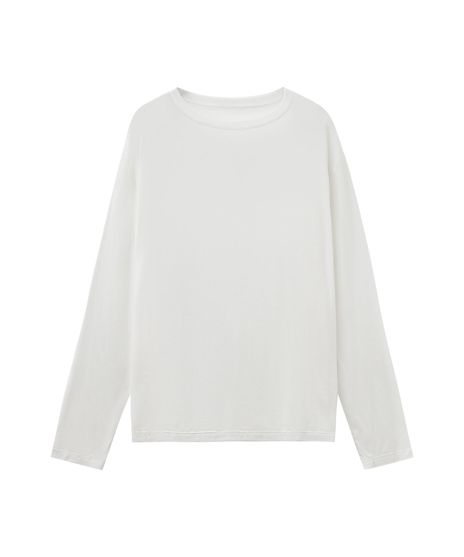 Sheer Loose-Fit Long Sleeve Tee – Lightweight Layering Top