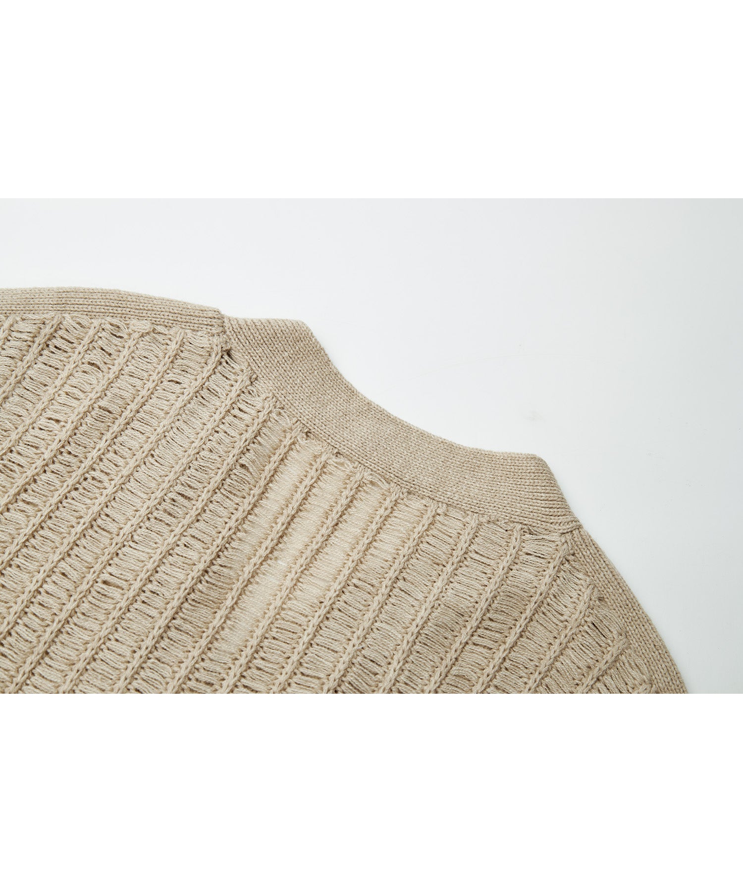3D Textured Knit Loose Fit Cardigan