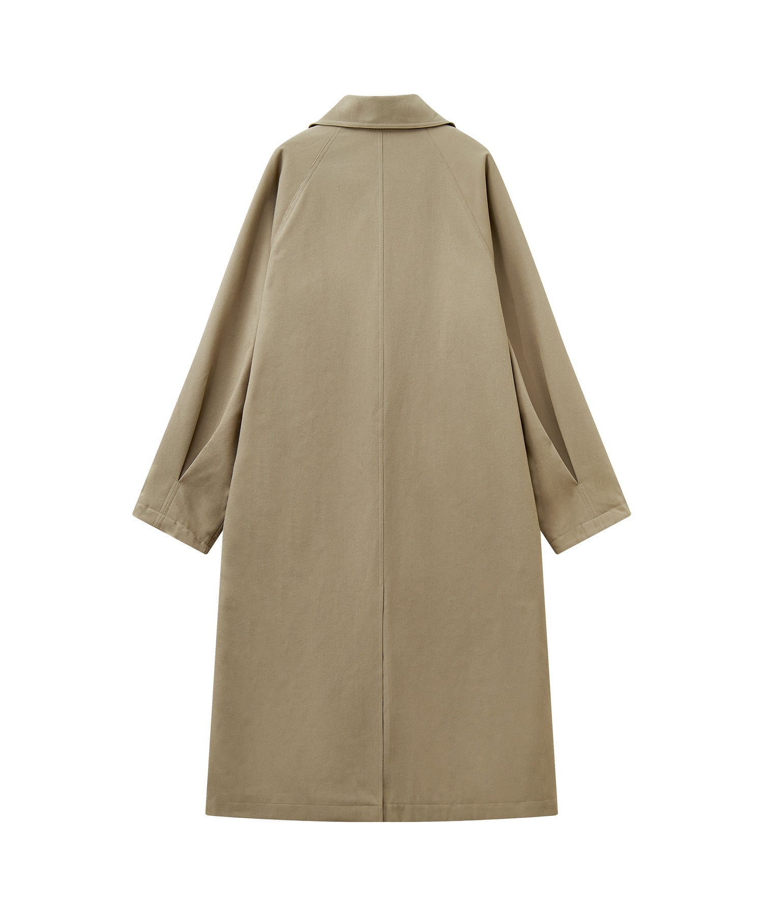 Structured Raglan Trench Coat – Oversized Fit