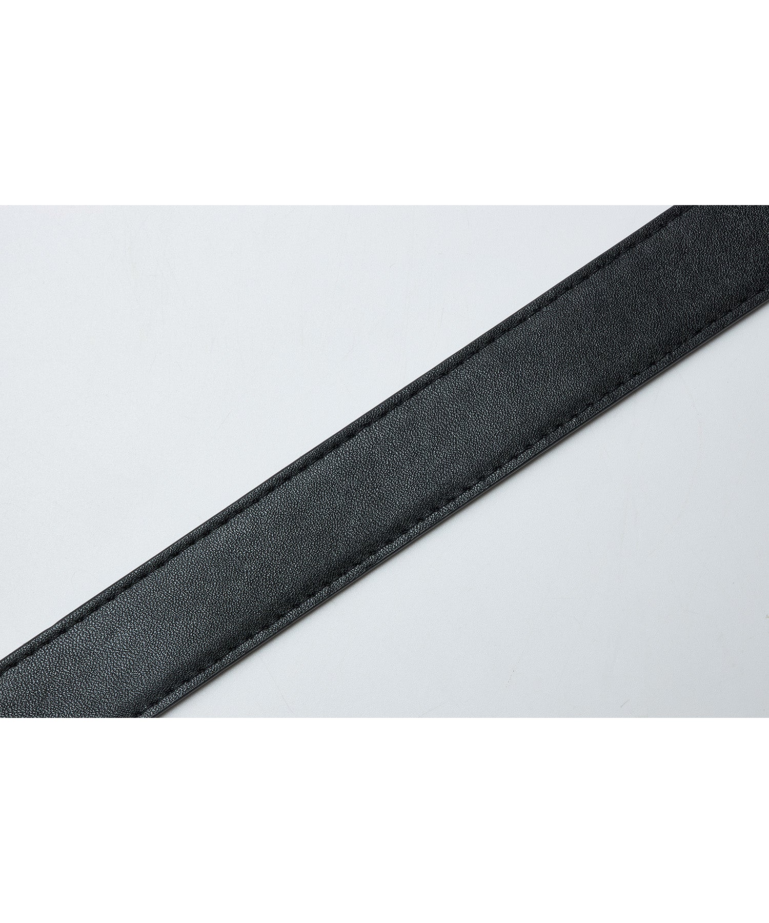 Minimalist Suede Leather Belt with Matte Silver Buckle