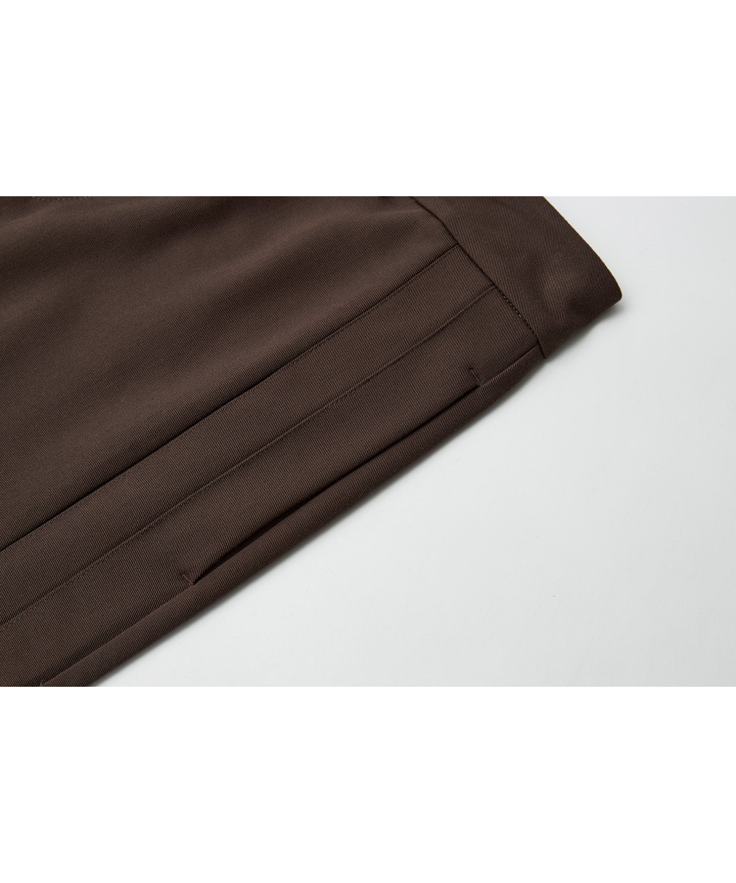 Accordion Pleat Wide-Leg Trousers