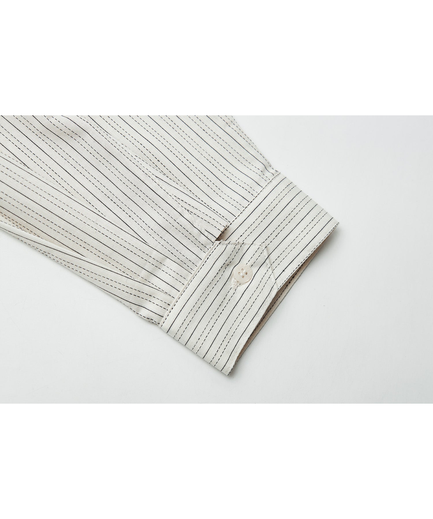 Striped Hooded Shirt Jacket – Drawstring & Relaxed Fit