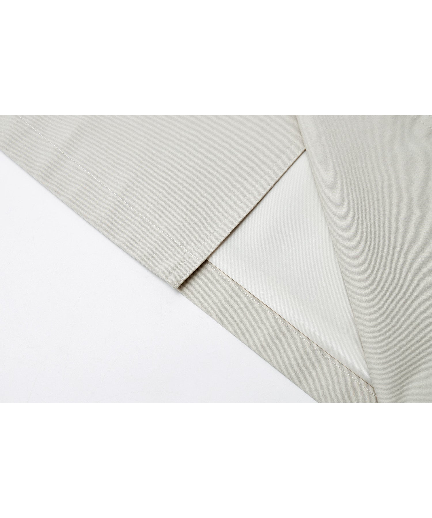 Layered Drape-Neck Trench Coat – Oversized Long Silhouette