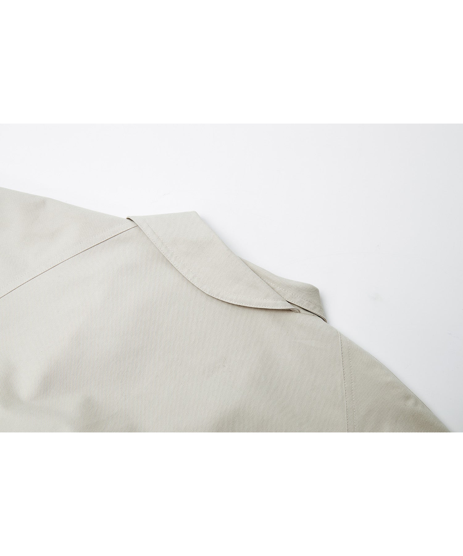 Layered Drape-Neck Trench Coat – Oversized Long Silhouette