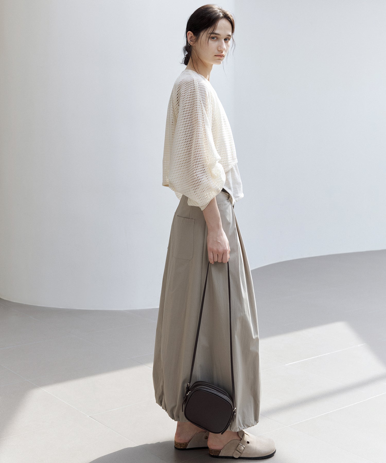 Sheer Cutwork Short Bolero Cardigan