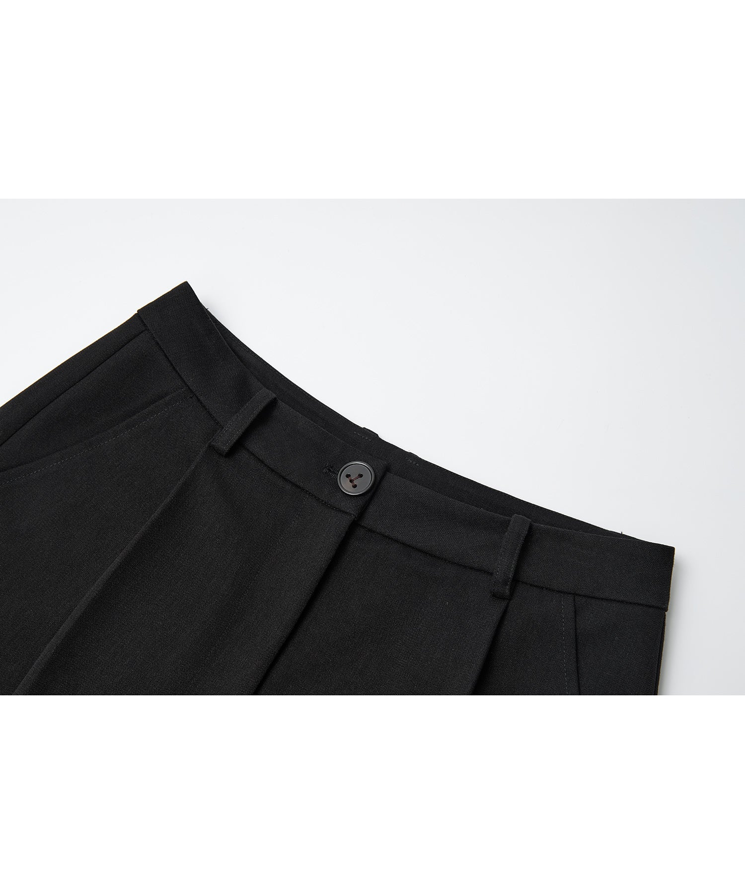 Straight Wide-Leg Trousers