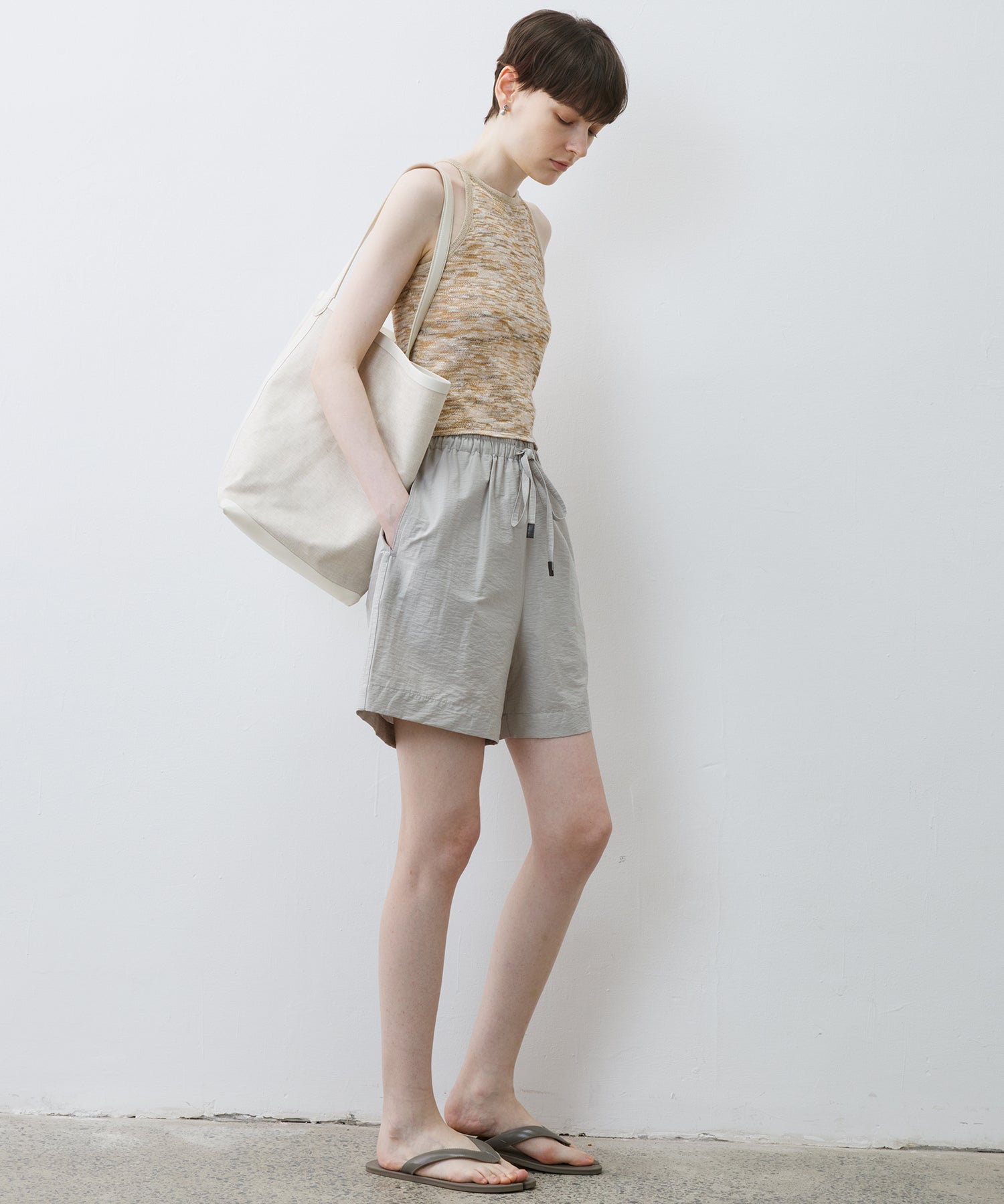 Melange Knit Halter Tank
