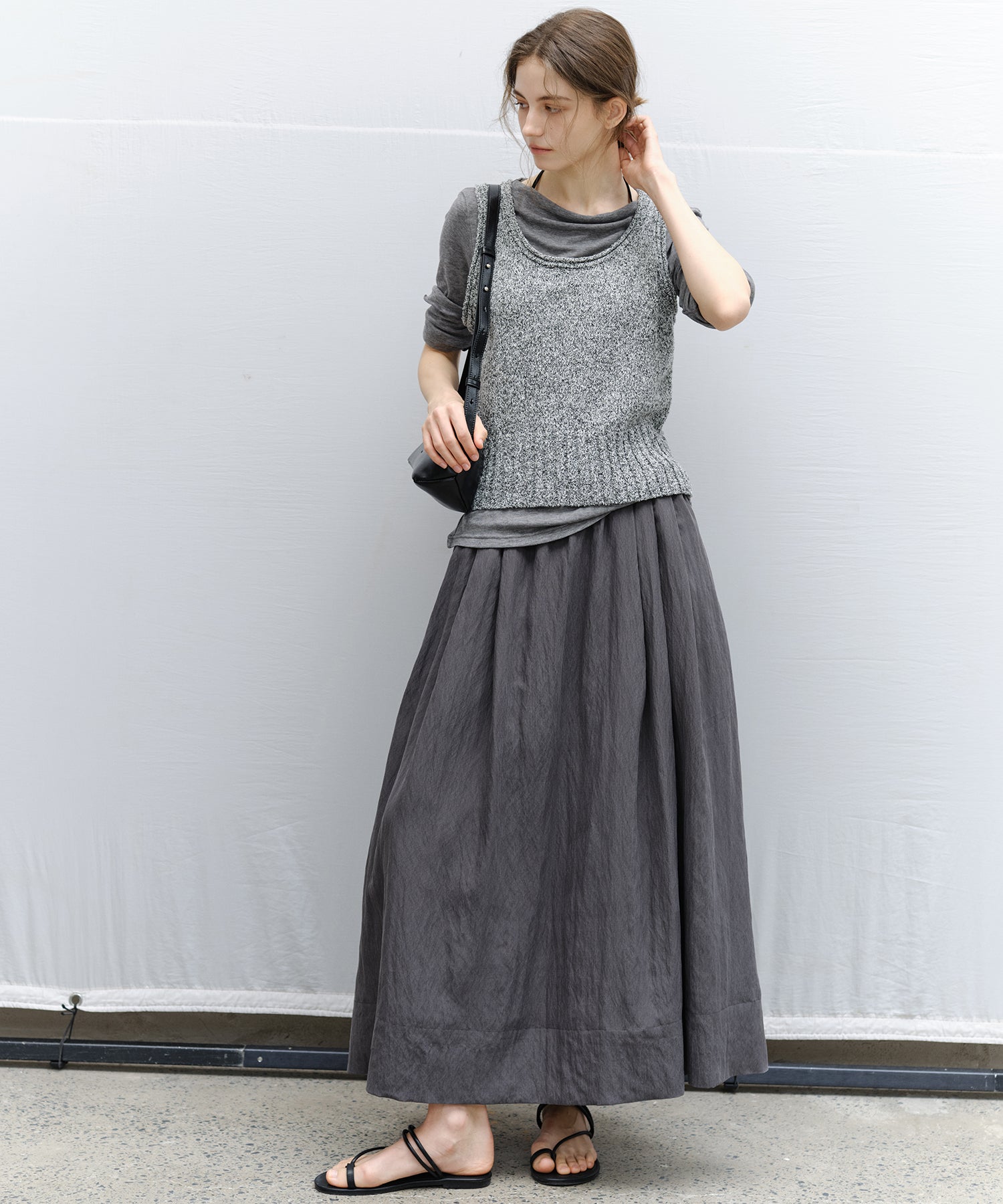 “Shipping in early March” Marl Knit Tank Vest