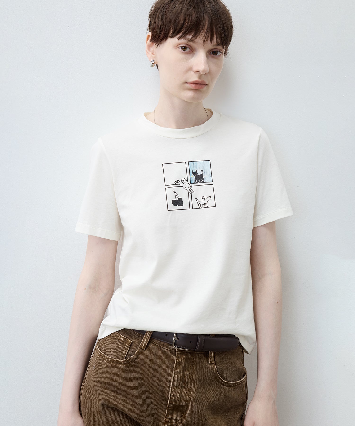 Illustrated Compact T-shirt