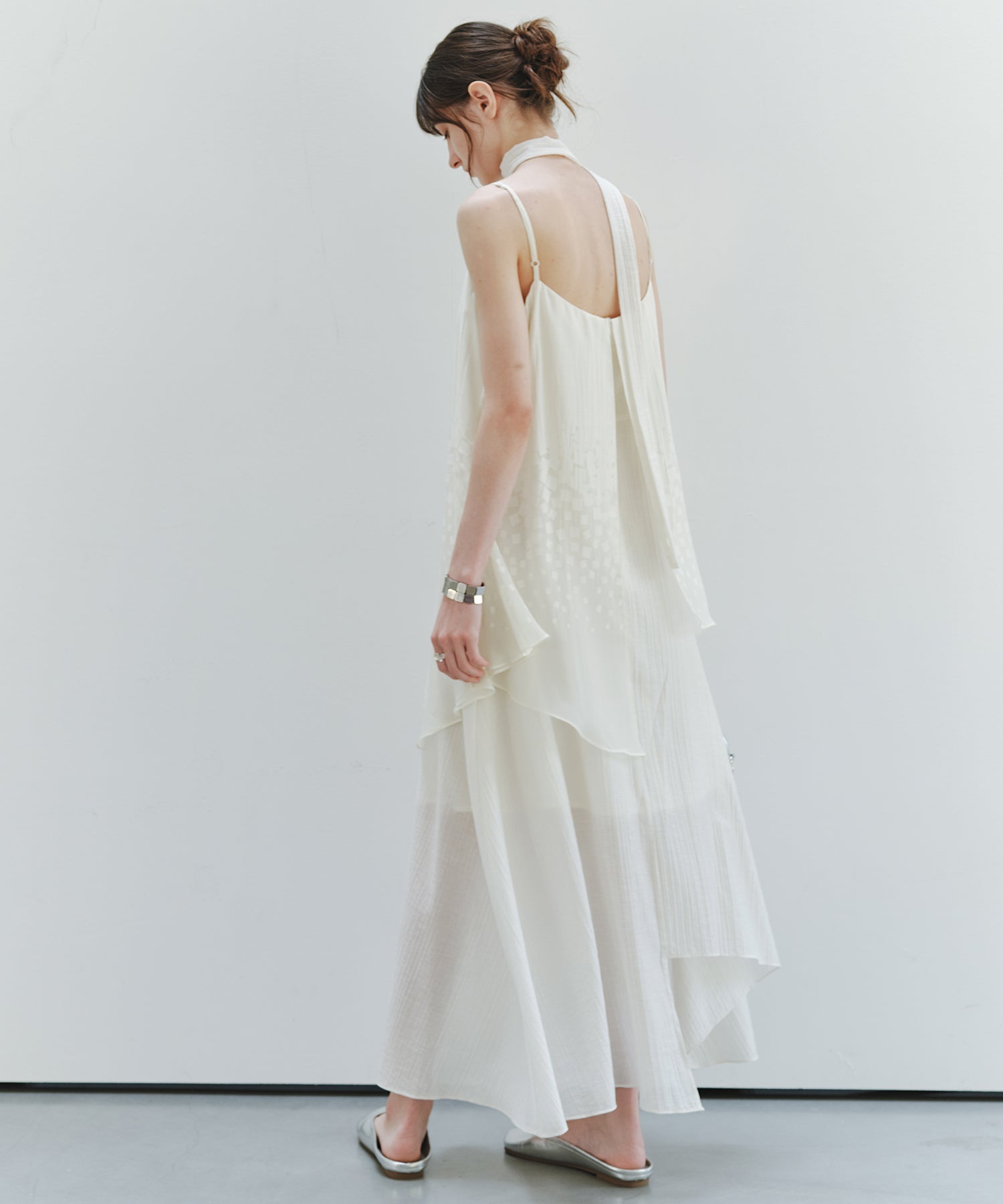 「7月中旬~下旬出荷」Gradient Layered Camisole Dress