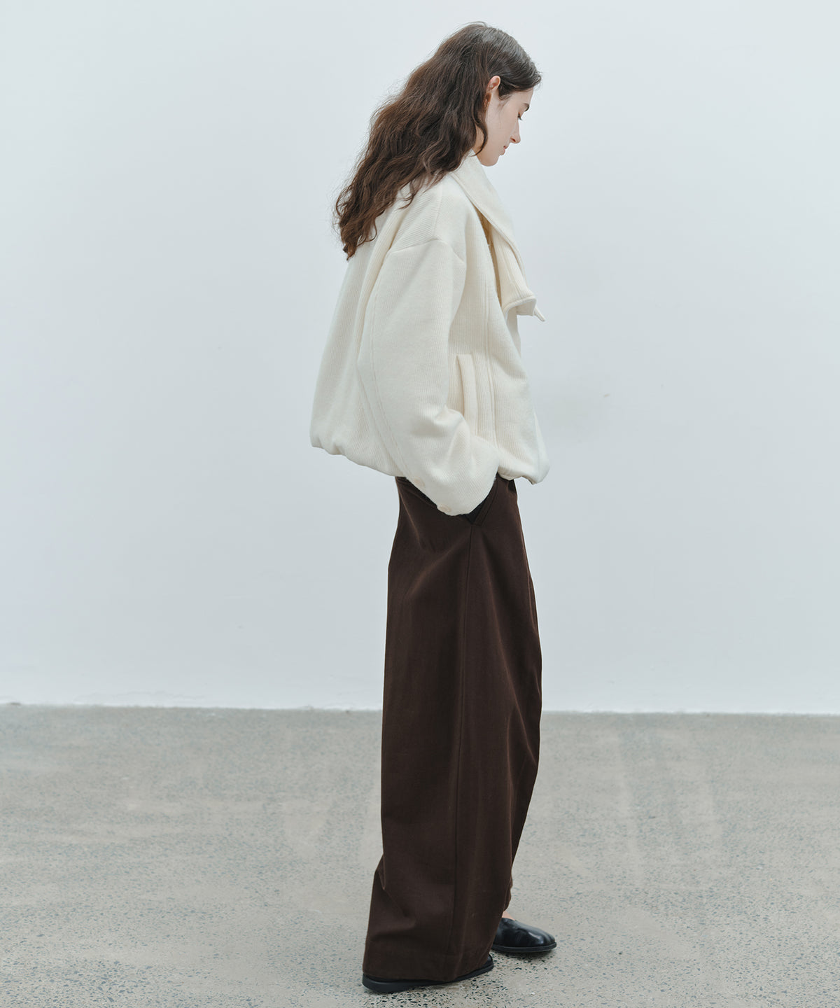 「10月下旬出荷予定」Oversized Cape Short Coat